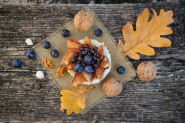 Image showing Romantic autumn still life