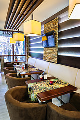 Image showing Modern restaurant interior