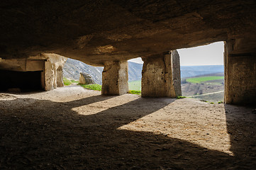 Image showing Limestone mines, Old Orhei, Moldova