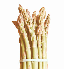 Image showing Retro looking Asparagus