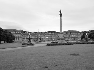 Image showing Schlossplatz (Castle square) Stuttgart