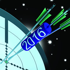 Image showing 2016 Future Projection Target Shows Forward Planning