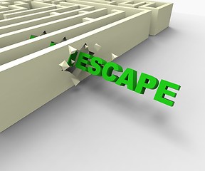 Image showing Escape From Maze Shows Jailbreak