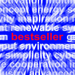 Image showing Bestseller Word Means Hot Favourite Or Most Popular