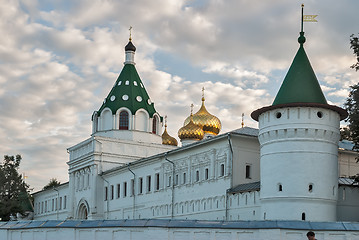 Image showing Kostroma. Ipatievsky monastery in twilight