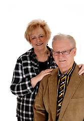 Image showing Middle age couple standing.