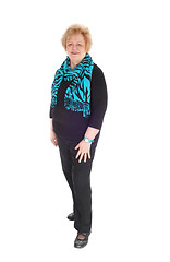 Image showing Full length image of older woman.