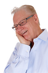 Image showing Laughing older man.