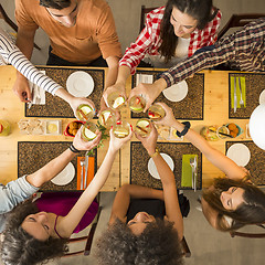 Image showing Friends having a toast