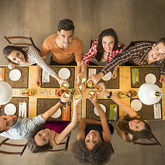 Image showing Friends having a toast