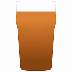 Image showing A pint of stout