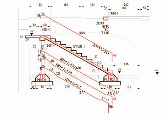 Image showing Structural drawing