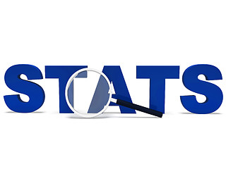 Image showing Stats Word Shows Statistics Report Reports Or Analysis