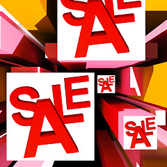Image showing Sale On Cubes Showing Special Discounts