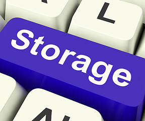 Image showing Storage Key Means storage Unit Or Storeroom\r