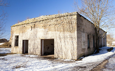 Image showing destroy buildings. closeup 