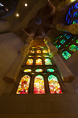 Image showing Church windows interior