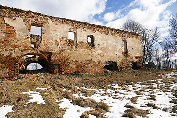 Image showing the ruins of   fortress  