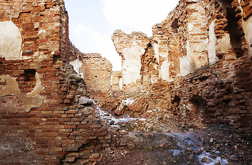 Image showing the ruins  fortress  