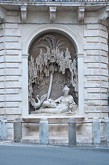 Image showing Via delle Quattro Fontane in Rome, 