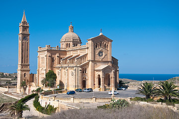 Image showing The Basilica of the National Shrine of Our Lady of Ta 'Pinu loca