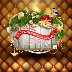 Image showing Christmas holiday background. EPS 10