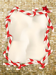 Image showing Christmas gold Background. EPS 10