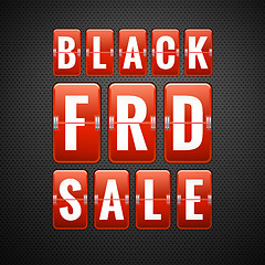 Image showing Black friday sale. EPS 10
