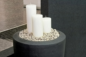 Image showing Three candles