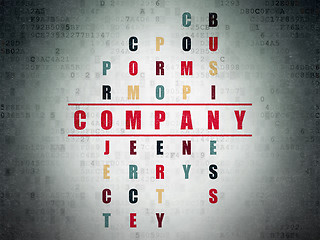 Image showing Business concept: Company in Crossword Puzzle