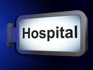 Image showing Healthcare concept: Hospital on billboard background