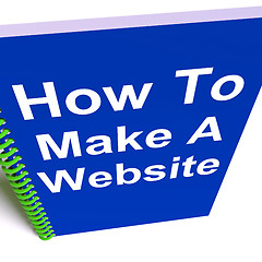 Image showing How to Make a Website on Notebook Shows Online Strategy