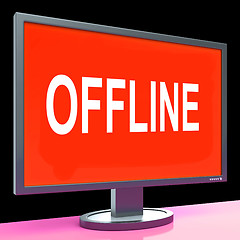 Image showing Offline Screen Shows Internet Communication Status Disconnected