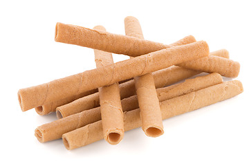 Image showing Waffer rolls