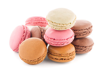 Image showing Colorful French Macarons