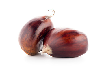 Image showing Chestnuts with shell 