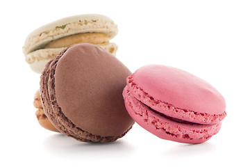 Image showing Colorful French Macarons