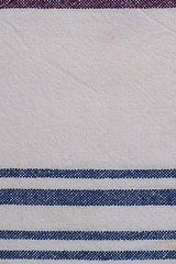 Image showing Blue textureStriped fabric