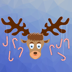 Image showing Cute Cartoon Deer