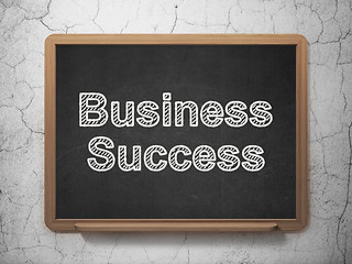 Image showing Business concept: Business Success on chalkboard background