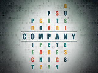 Image showing Finance concept: Company in Crossword Puzzle