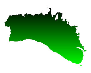 Image showing Map of Menorca