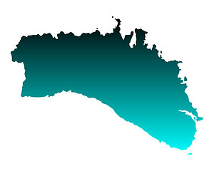 Image showing Map of Menorca