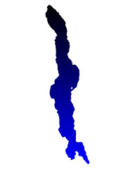 Image showing Map of Lake Malawi