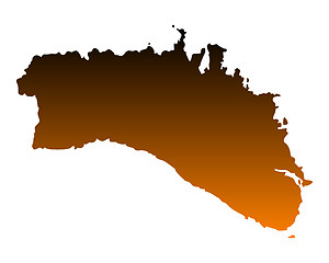 Image showing Map of Menorca