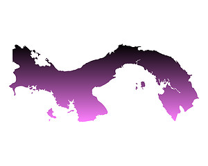 Image showing Map of Panama