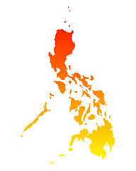 Image showing Map of Philippines