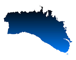 Image showing Map of Menorca