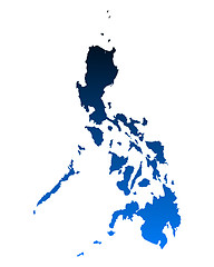 Image showing Map of Philippines