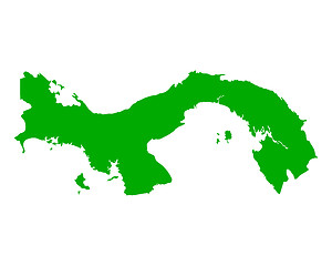 Image showing Map of Panama